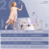  Dječji bicikl Flower 20" - lavanda | shoptok.hr