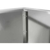 vidaXL Cvetlično korito 2 pcs srebrna 100 x 100 x 80 cm | Shoptok.si