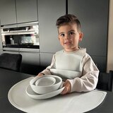 Eeveve® silikonski podbradnjak marble autumn gold | shoptok.hr