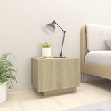  Noćni ormarić boja hrasta sonome 100x35x40 cm konstruirano drvo | shoptok.hr