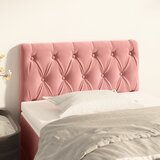 Maison Chic posteljno vzglavje - vzglavna omarica - nočna omarica roza 80x7x78/88 cm žamet, (21705926) | Shoptok.si