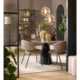 Light & Living Okrugao blagovaonski stol s mramornom pločom ø 100 cm Rianne – | shoptok.hr