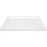  Podloga za tuširanje s točkicama bijela 80 x 100 x 4 cm ABS | shoptok.hr