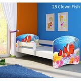  Dječji krevet ACMA s motivom, bočna bijela 180x80 cm 28 Clown Fish | shoptok.hr