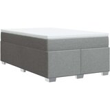 vidaXL Krevet s oprugama i madracem svjetlosivi 120x190 cm od tkanine | shoptok.hr