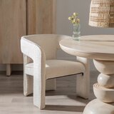 Ixia Bež fotelj iz tkanine bouclé – | Shoptok.si