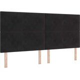  Boxspring krevet s madracem Crna 200 x 200 cm Baršun | shoptok.hr