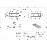 Miraggio Umivaonik Santa 1200 dupli | shoptok.hr