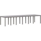  Vrtni set za objed 13 kom. Svjetlosiva Polt ratan | shoptok.hr