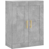  Visoka komoda siva betona 69,5x34x180 cm od konstruiranog drva | shoptok.hr