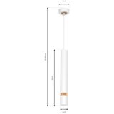  Luster na kablu JOKER WHITE WOOD 1xGU10/8W/230V | Eponuda.com