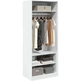 vidaXL Garderobna omara bela 80x50x200 cm inženirski les | Shoptok.si