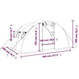  Staklenik s čeličnim okvirom bijeli 8 m² 4 x 2 x 2 m | shoptok.hr