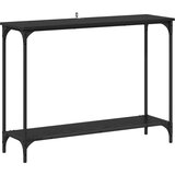  Konzolna stolica s policom Crni hrast 101 x 30.5 x 75 cm | Eponuda.com