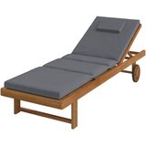 Ambia Garden VRTNI LEŽALNIK barve akacije, temno siva | Shoptok.si