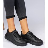 D/CEO marka niezdefiniowana Black sporty sneakers in eco-leather Lavilia | ePonuda.com