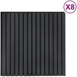  Zidne panele 8 pcs Antracit 60 5 x 60 cm - Antracit | shoptok.hr