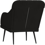  Fotelja crna 63 x 76 x 80 cm baršunasta | shoptok.hr
