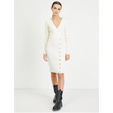 Guess Cream Sheath Sweater Dress Alexandra - Women | shoptok.hr