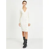 Guess Cream Sheath Sweater Dress Alexandra - Women