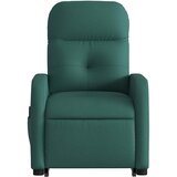  Masažni naslonjač na podizanje od tkanine tamnozeleni | shoptok.hr