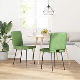 Maison Chic Vrtljiv Jedilni stoli - Vzorci stoli 2 kosa svetlo zelen žamet A1666, (22031273) | Shoptok.si