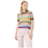 Compania Fantastica Puloverji COMPAÑIA FANTÁSTICA Knit 10318 - Multicolor Stripes Večbarvna