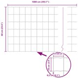 Euro ograda 0,6 x 10 m Željezo prekriveno PVC-om | shoptok.hr