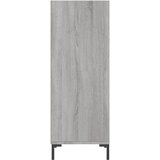  Komoda boja hrasta sonome 34,5x32,5x90 cm konstruirano drvo Siva | Shoptok.si
