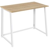  Računalni stol smeđi / bijele noge | shoptok.hr