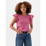 GAP Kids T-shirt with ruffles - Girls Cene