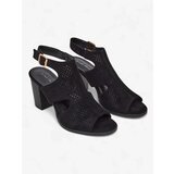 Resti women’s hollow-out block heel sandals Abetle | Shoptok.si