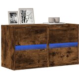 vidaXL Zidni TV ormarići LED 2 kom boja hrasta 41x31x45 cm | shoptok.hr