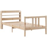  Okvir kreveta s uzglavljem 90 x 190 cm od borovine | shoptok.hr