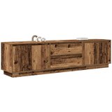 vidaXL TV ormarići s LED svjetlima 2 kom boja drva 193,5x41x50 cm | shoptok.hr