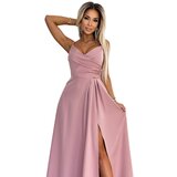 Numoco Elegant maxi long dress with straps | shoptok.hr