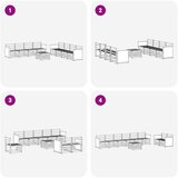  Setovi sofa 9 pcs Čvrsto drvo akacije | shoptok.hr