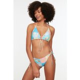Trendyol Patchwork Patterned Tie Detailed Bikini Bottom | shoptok.hr