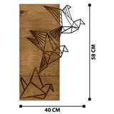 Wallity zidna dekoracija Oragami, 36x60cm, Hrast | ePonuda.com