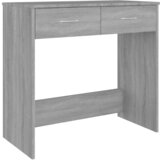 Furnova Pisalna miza siva sonoma 80x40x75 cm konstruiran les, (21925442) | Shoptok.si