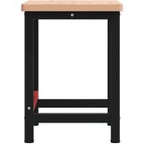  Radni stol 100 x 60 x 83 cm od masivne bukovine pravokutni | shoptok.hr