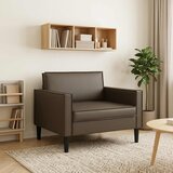 XL fotelja Smeđa Umjetna koža | shoptok.hr