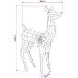  3D Božićni irvas LOVIISA 200 LED lampica Hladno bijela | shoptok.hr