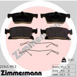 ZIMMERMANN zavorne ploščice prednje opel 22345.195.2 | Shoptok.si