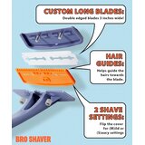 BRO SHAVER brivnik za hrbet s 6 rezili siv | Shoptok.si