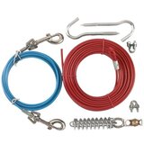 Kerbl Dvodelna sajla za pse, 15+3 m, Crveno-plava | Eponuda.com