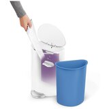 simplehuman Bel kovinski koš za smeti s pedalom 6 l – | Shoptok.si
