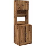  Kuhinjski bufet s policom 2 pcs Staro drvo 60 x 50 x 180 cm | Eponuda.com