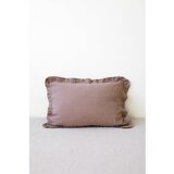 Linen Tales ljubičasta lanena jastučnica s naboranim rubom, 50 x 60 cm | shoptok.hr