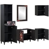  Set ormarića za kupaonicu s ladicama 5 pcs Čvrsto drvo manga | shoptok.hr